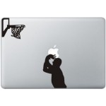 Michael Jordan Macbook Aufkleber Schwarz MacBook Aufkleber